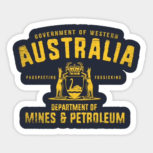 Western Australia Dept. of Mines and Petroleum Sticker by MindsparkCreative